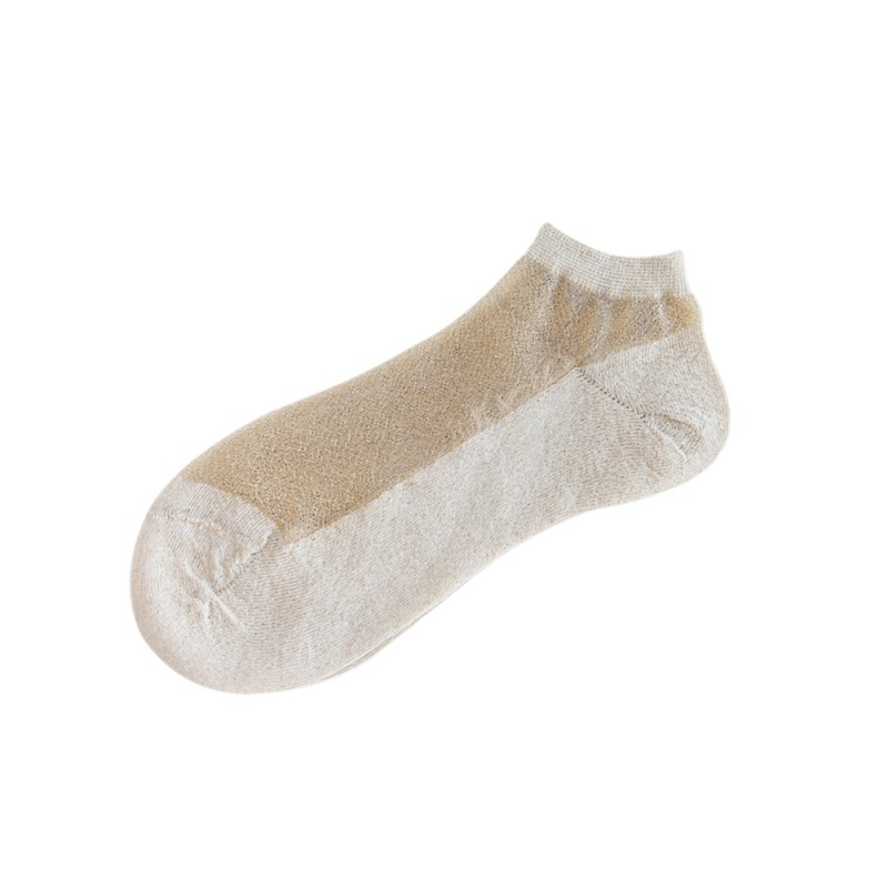 Low crew socks for women with no elastic